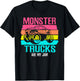 Monster Trucks Are My Jam Engines Truck Car Lovers Trucker T-Shirt - T-Shirt | Black