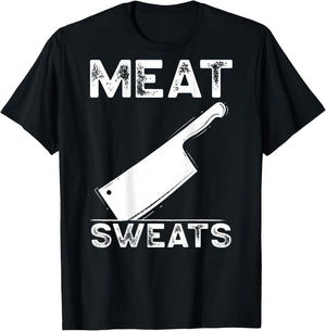 Meat Sweats Backprint Meat T-Shirt - T-Shirt | Black