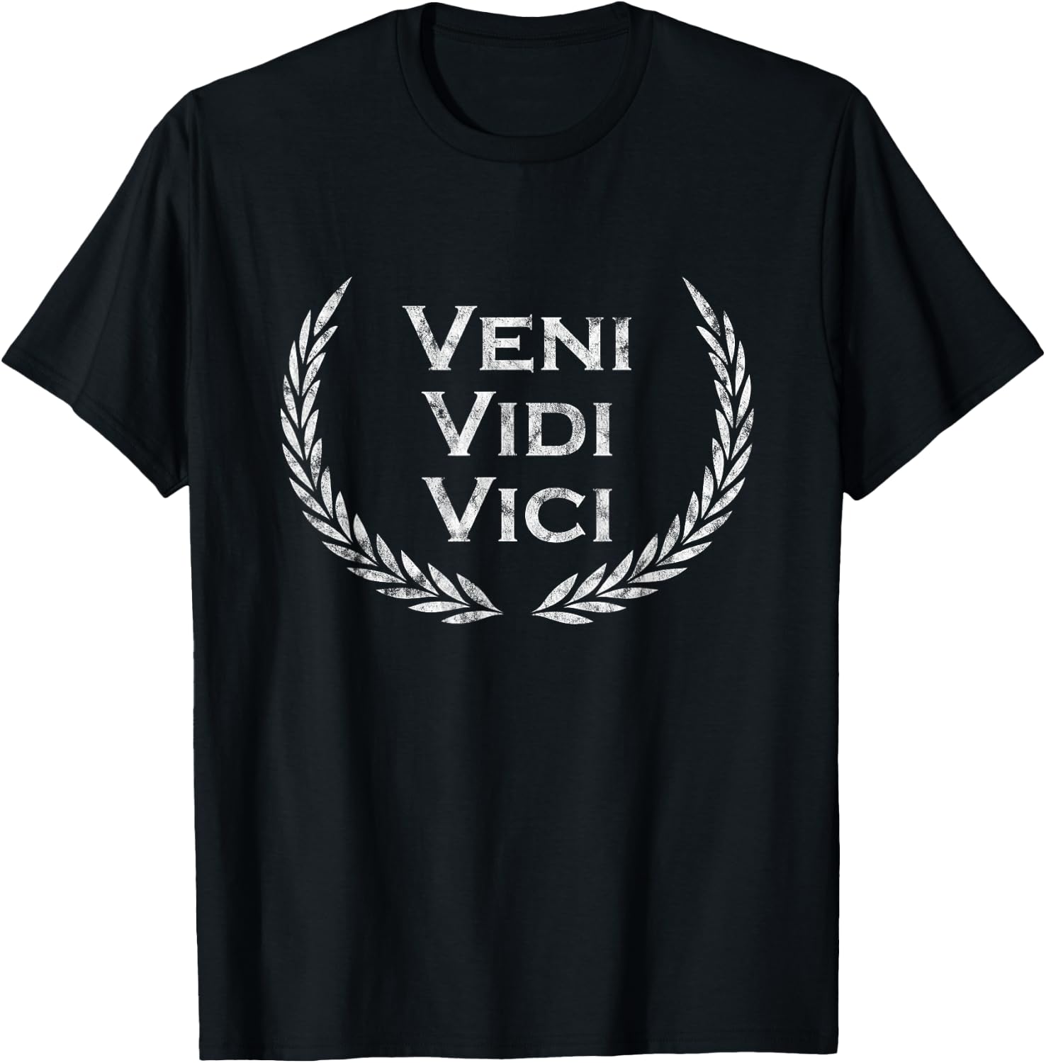 Veni Vidi Vici - Latin saying - Latin T-Shirt - T-Shirt | Black