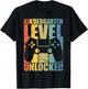 First Day of Kindergarten Level Unlocked Back To School Kids T-Shirt - T-Shirt | Black