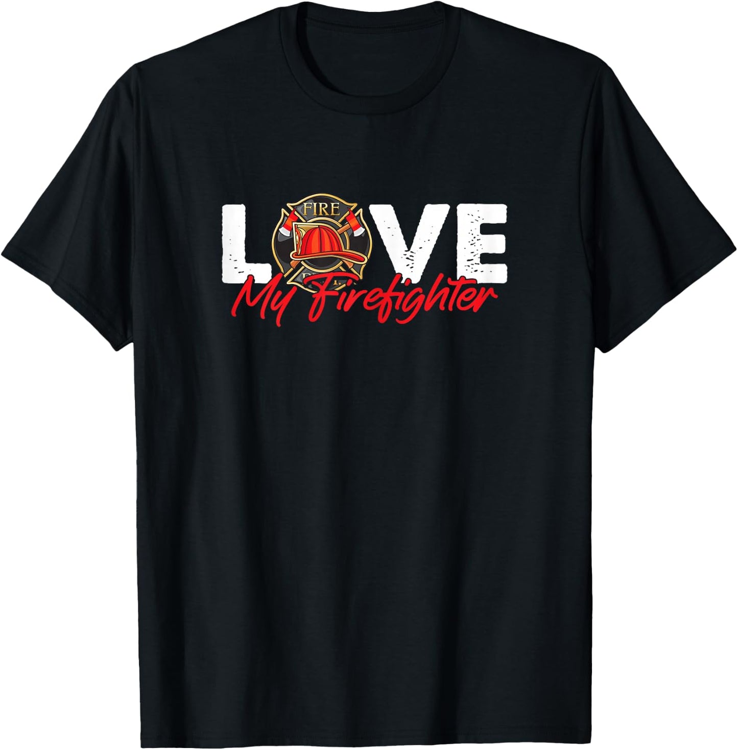Fireman - Volunteer Fire Brigade T-Shirt - T-Shirt | Black