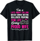 I'm A Proud Wife of A Tow Truck Driver Wife Tow Wife T-Shirt - T-Shirt | Black