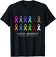 Cancer Awareness Clothing - Fight Cancer Ribbon T-Shirt - T-Shirt | Black