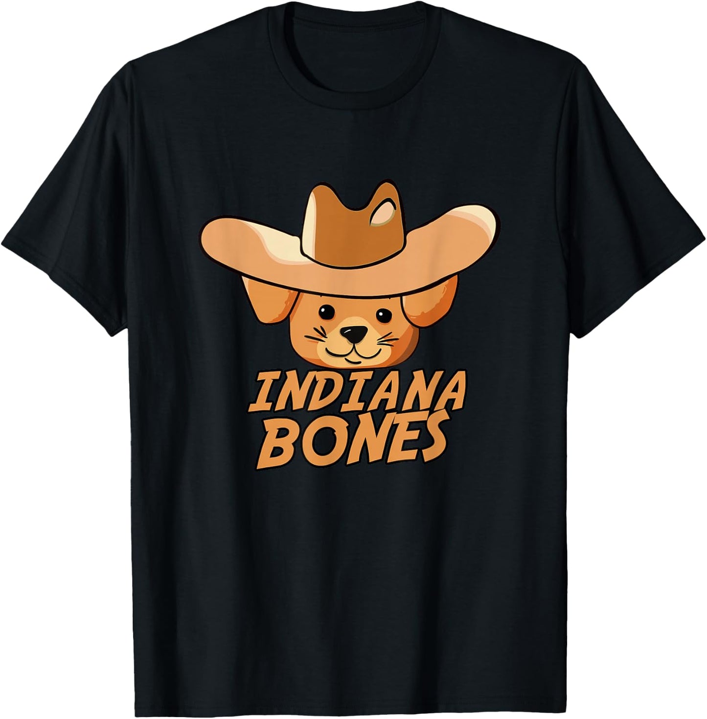 Indiana Bones dog T-Shirt - T-Shirt | Black
