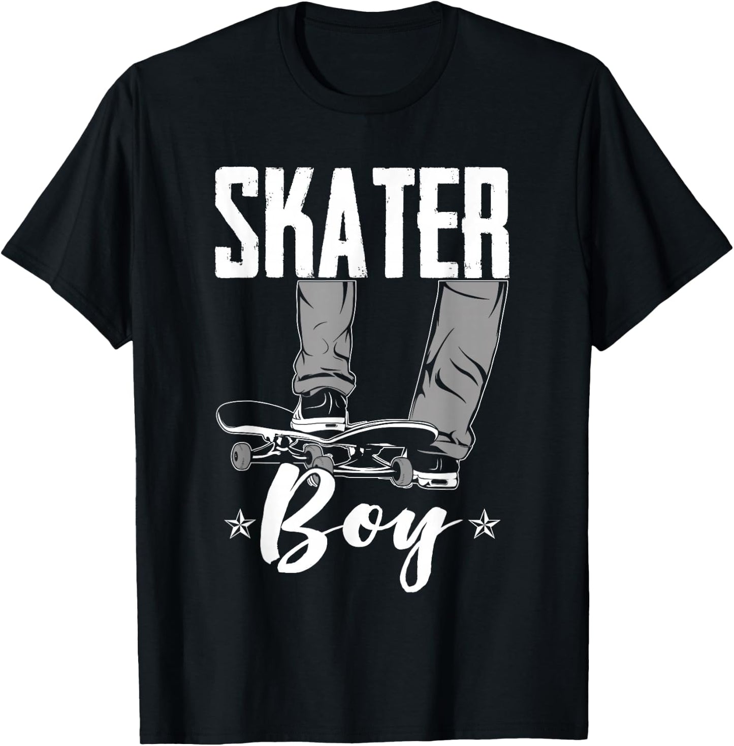 Funny Skateboard Lover Graphic for Boys and Men Skater T-Shirt - T-Shirt | Black