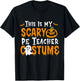This Is My Scary PE Teacher Costume Halloween T-Shirt - T-Shirt | Black