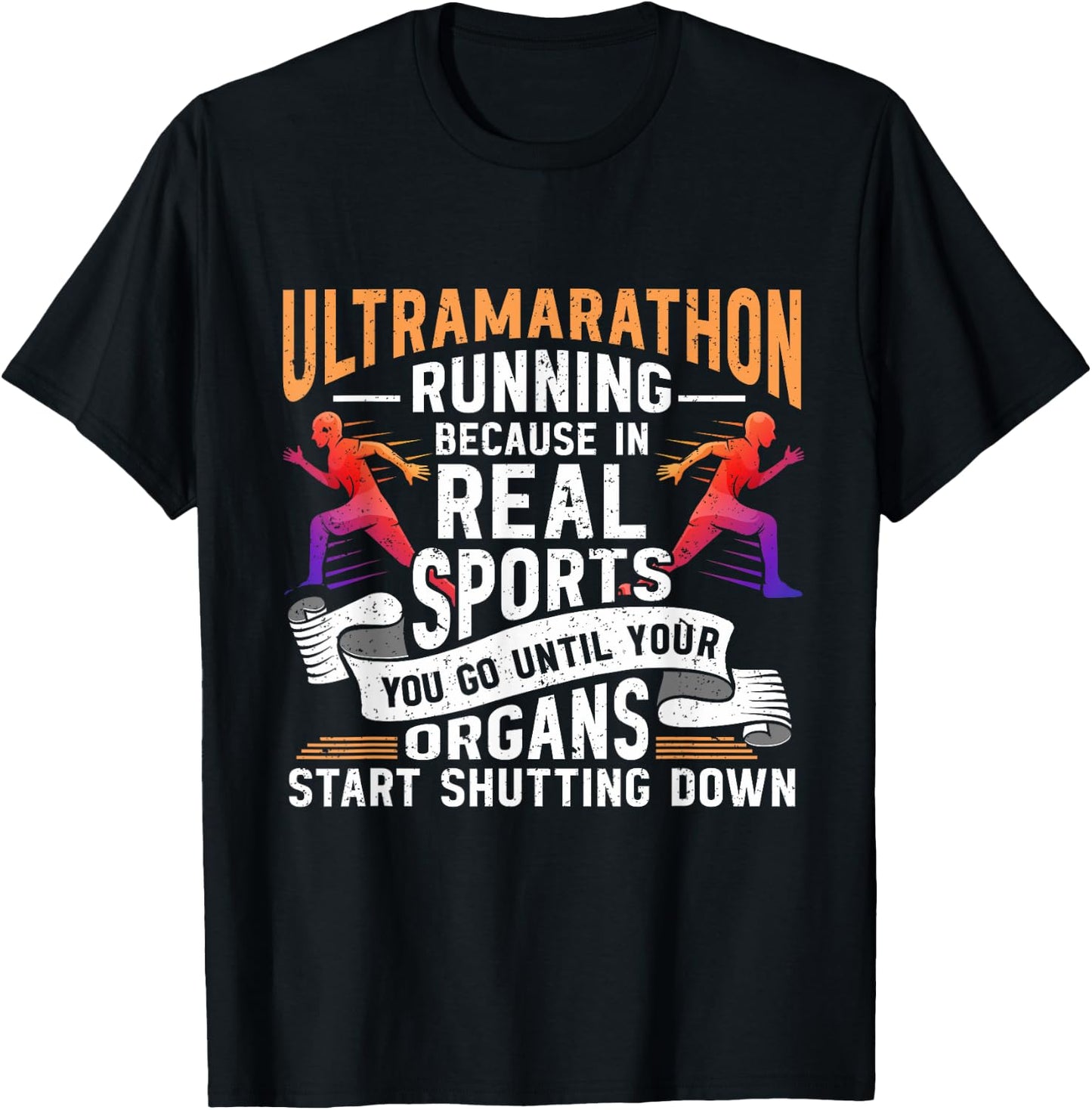 Ultramarathon Ultra Running Ultra Runner Ultra Marathon T-Shirt - T-Shirt | Black