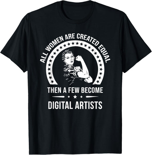 Digital Artist Shirts | Digital Artist T-Shirt - T-Shirt | Black