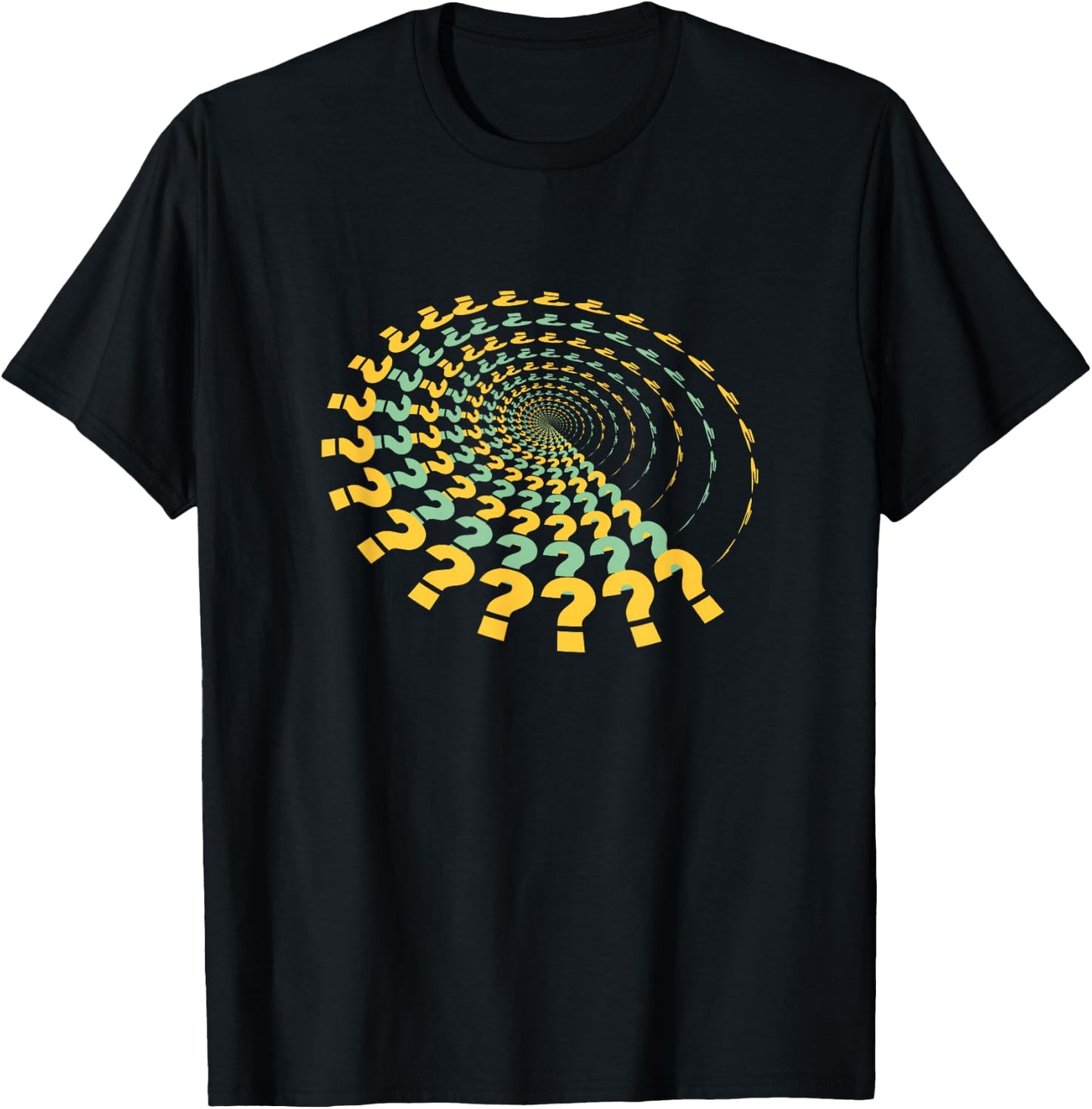 Grammar Punctuation Question Mark Funny T-Shirt - T-Shirt | Black