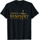 Men's Ministry, Men Helping Men, Iron Sharpens Men Of God T-Shirt - T-Shirt | Black