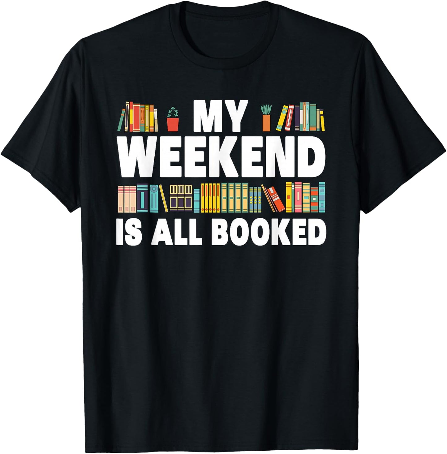 Funny Book Design Women Book Lover Library Reader , Black T-Shirt - T-Shirt | Black