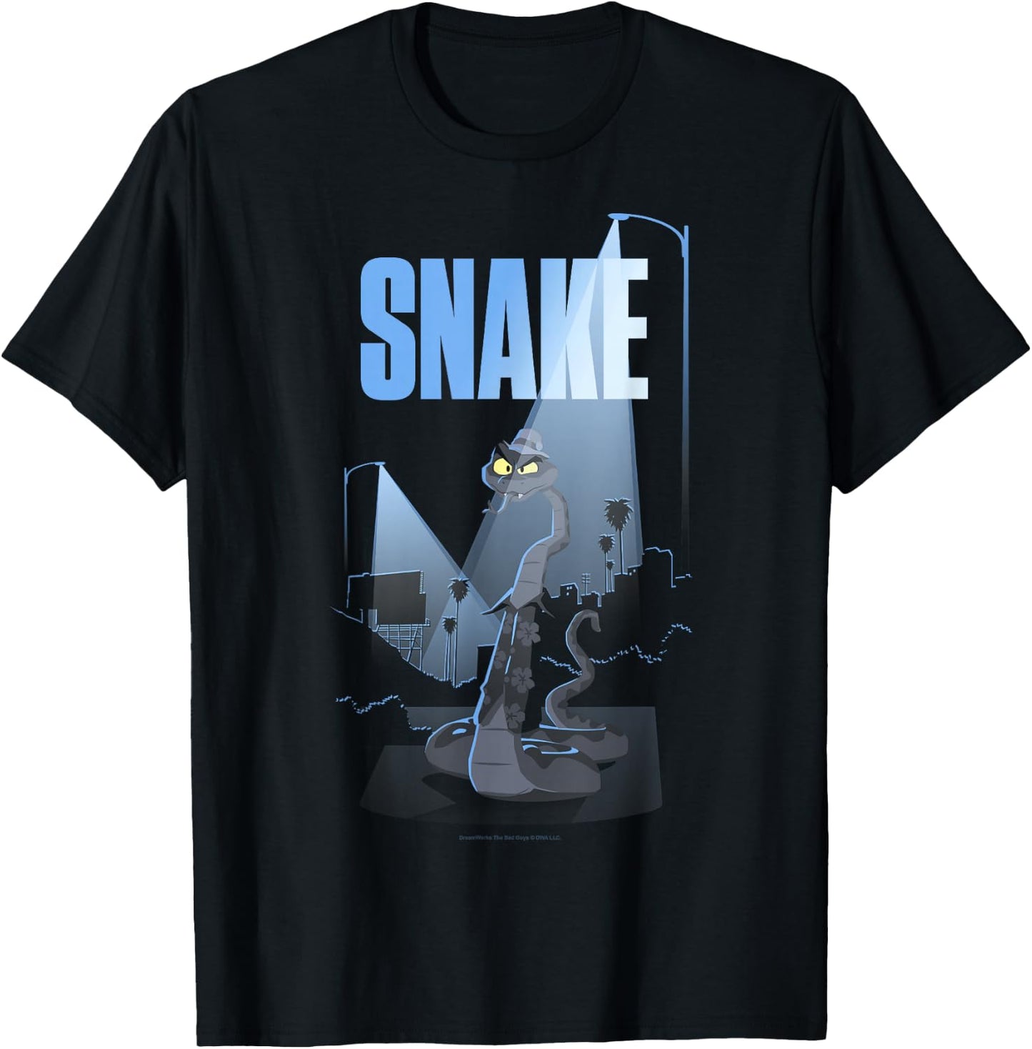 The Bad Guys Mr. Snake City Street Light T-Shirt - T-Shirt | Black