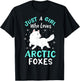 Arctic Foxes Just a Girl Who Loves Arctic Foxes T-Shirt - T-Shirt | Black