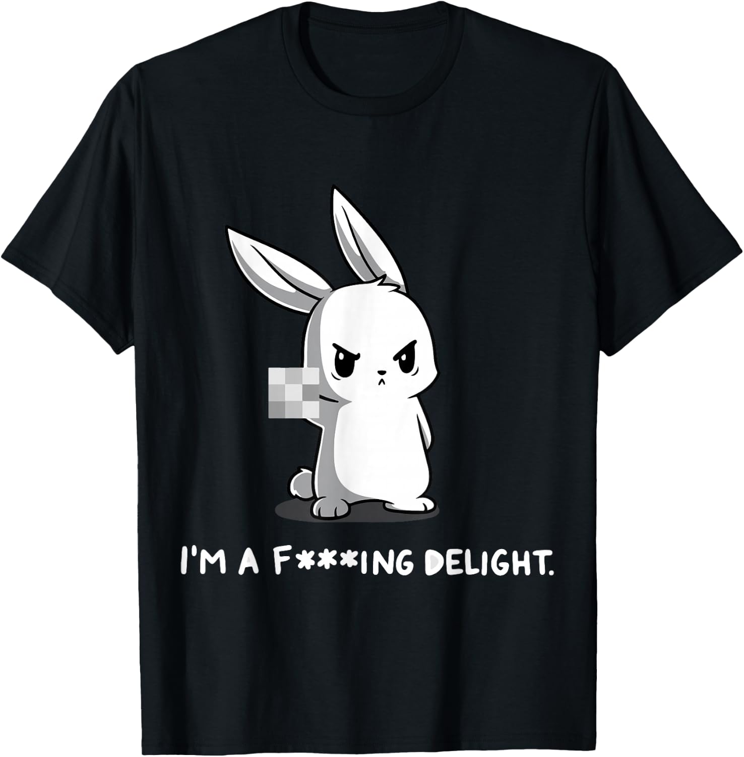 I'M A FING DELIGHT Art Vintage T-Shirt - T-Shirt | Black