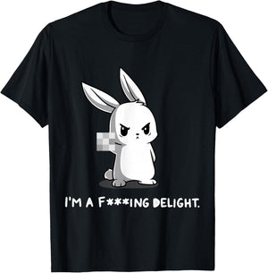 I'M A FING DELIGHT Art Vintage T-Shirt - T-Shirt | Black