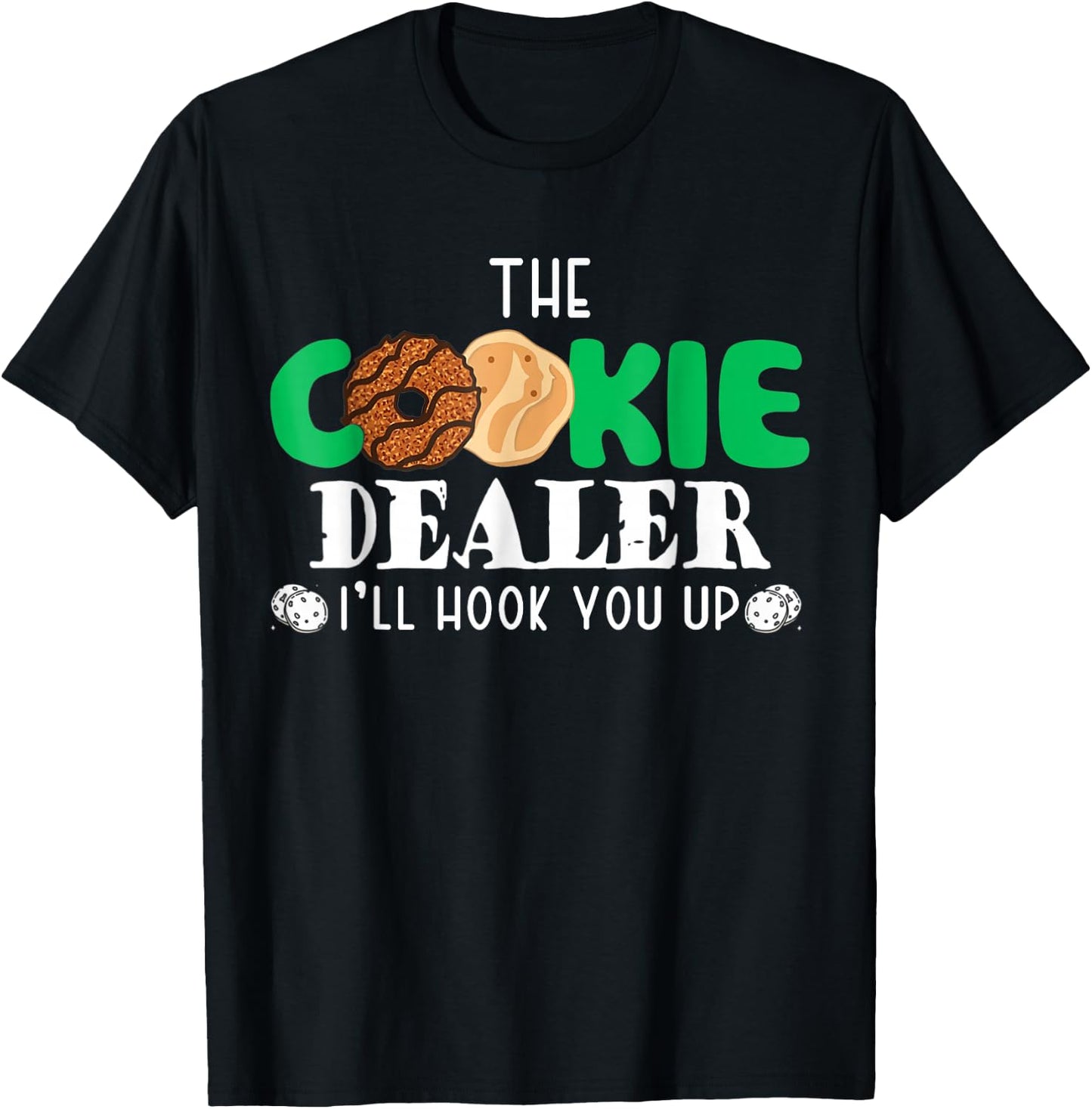 Cookie Dealer Family Matching Birthday Apparel Black Girls' Birthday T-Shirt - T-Shirt | Black