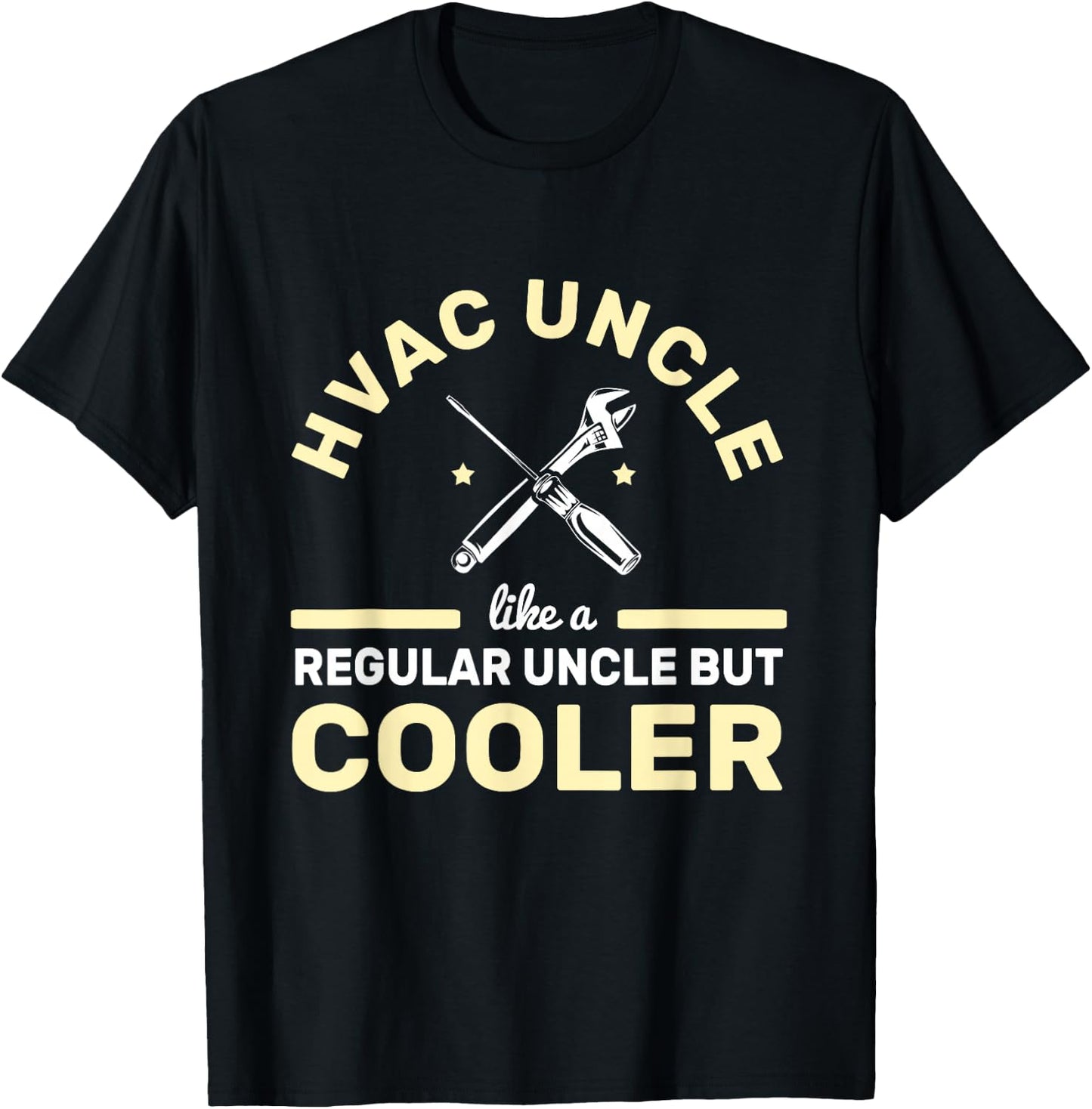 HVAC Uncle Like Regular But Cooler Ventilation HVAC T-Shirt - T-Shirt | Black