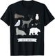 Arctic Animal Gift Collection Cute Animals Gift Kids T-Shirt - T-Shirt | Black