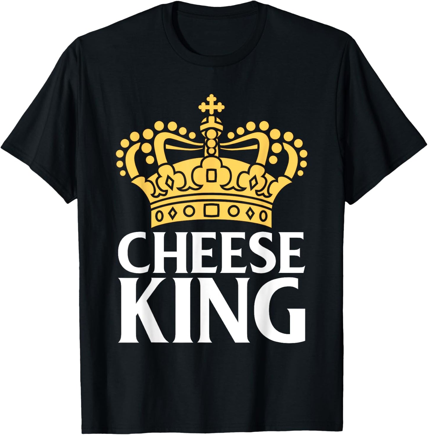 Cheese King Snack Cheese T-Shirt - T-Shirt | Black