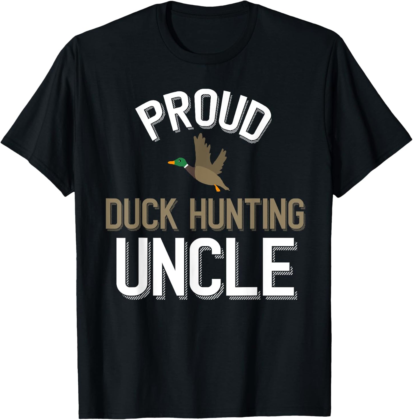 Proud Duck Hunting Uncle T-Shirt - T-Shirt | Black