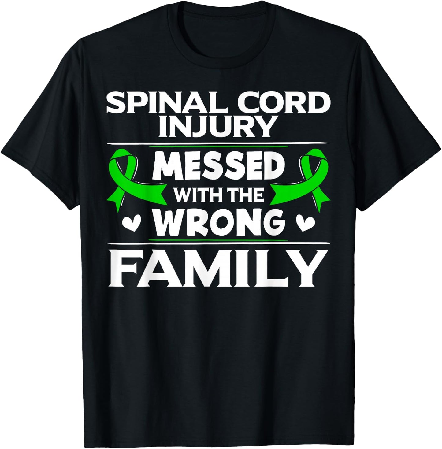 SCI Awareness Gift - Spinal Cord Injury Survivor T-Shirt - T-Shirt | Black