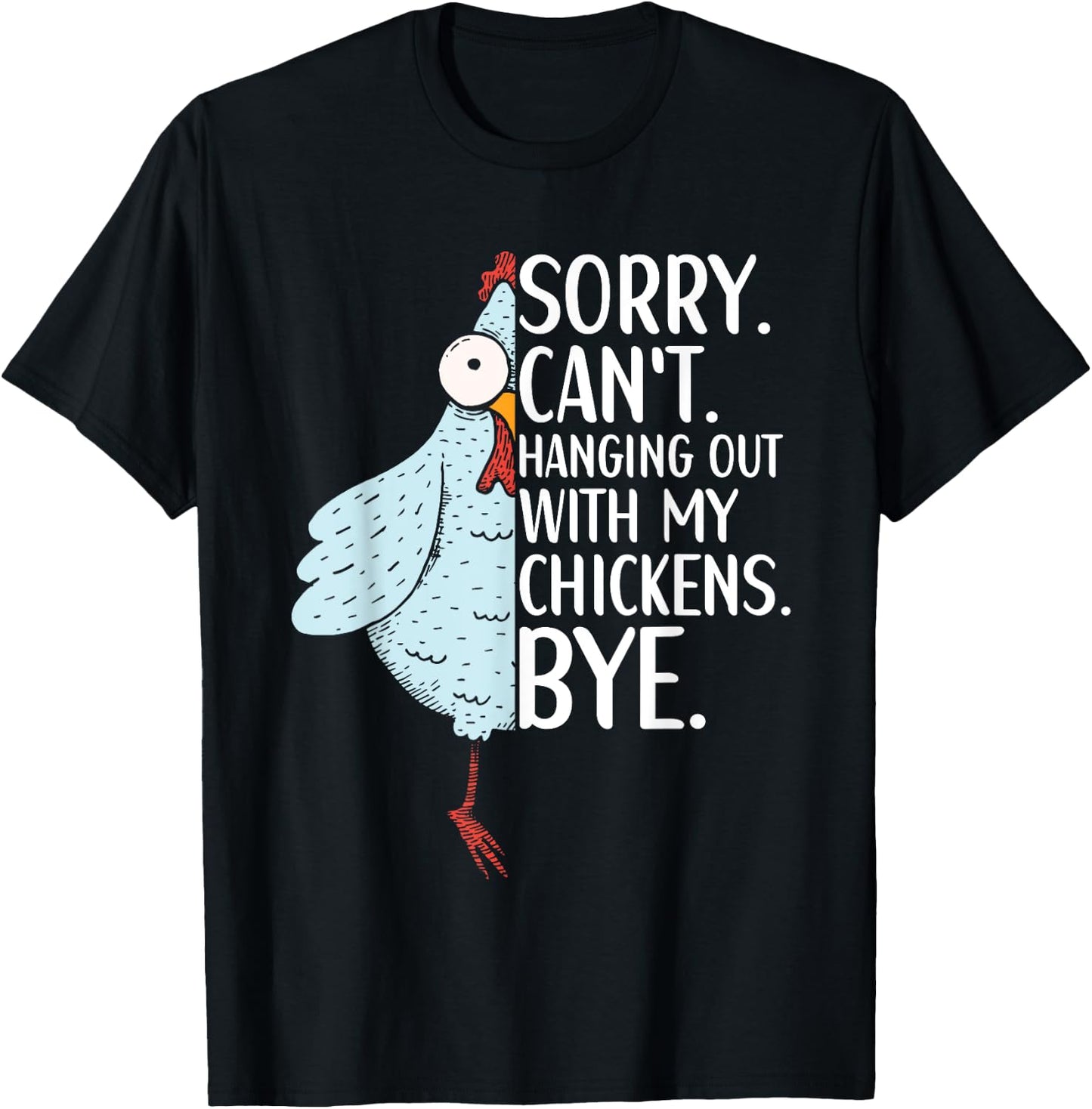 Chicken Owner Chicken Funny Quote Chicken Outfit T-Shirt - T-Shirt | Black