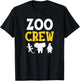 Cool Zoo Crew Shirt for Kids or Adults Zoo T-Shirt - T-Shirt | Black