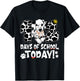 102 Days Of School Today Dalmatian Dog 100 Days Smarter Kids T-Shirt - T-Shirt | Black