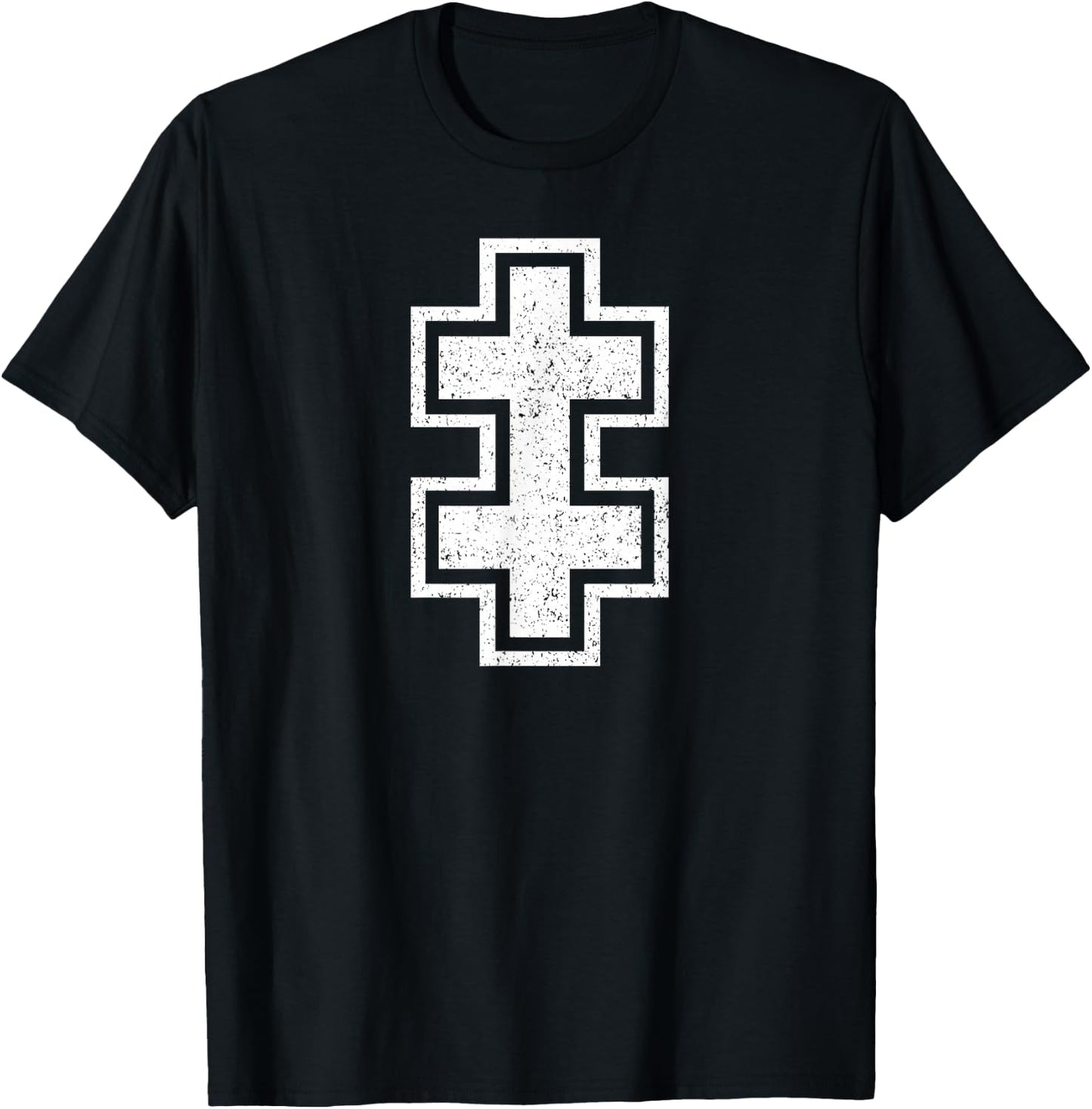 Lithuania Cross of Vytis Lorraine Lithuanian Symbol T-Shirt - T-Shirt | Black