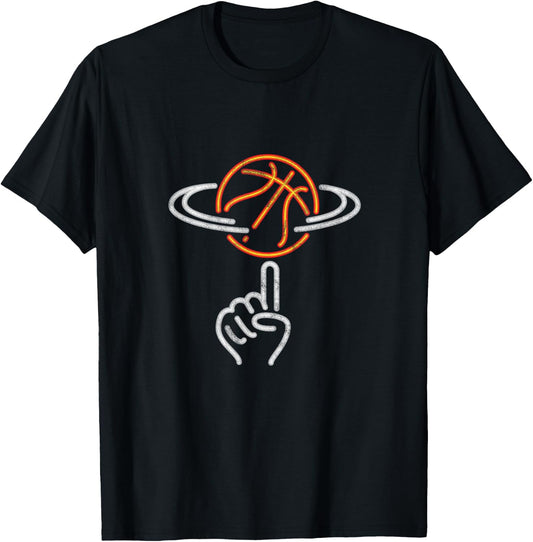 Cool Basketball Player Tricks Bball Sports T-Shirt - T-Shirt | Black