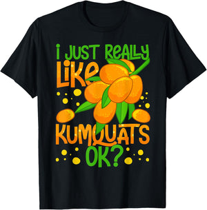 Kumquat Tree Fruit Recipes Orange Plant Marmalade T-Shirt - T-Shirt | Black