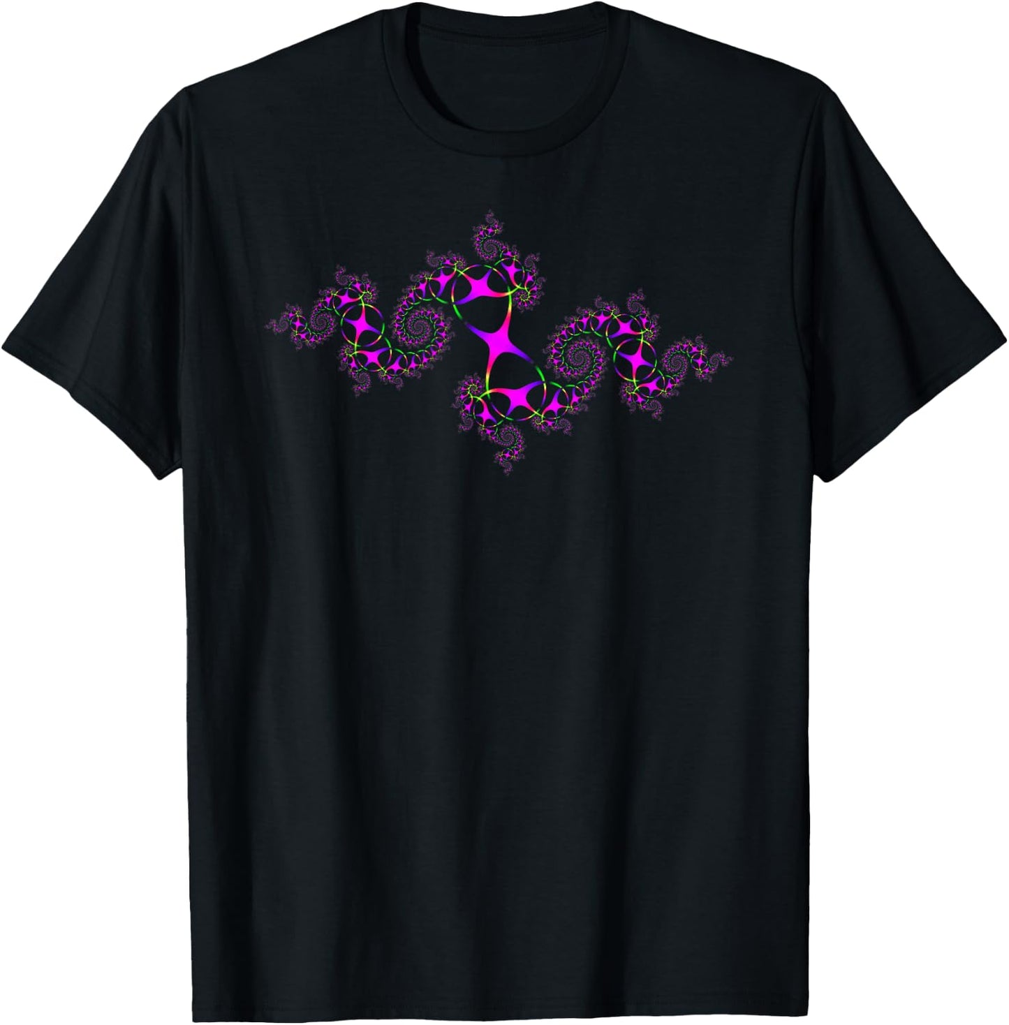 Fractimage! Mathematics as Art - Mandelbrot Fractal Art T-Shirt - T-Shirt | Black