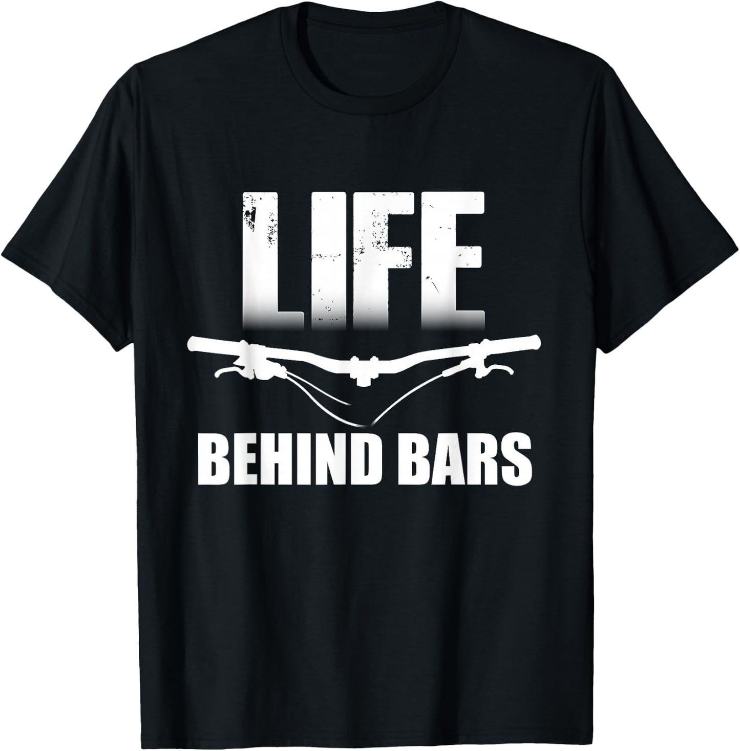 Mountain Biking T shirt - Life Behind Bars & T-Shirt - T-Shirt | Black