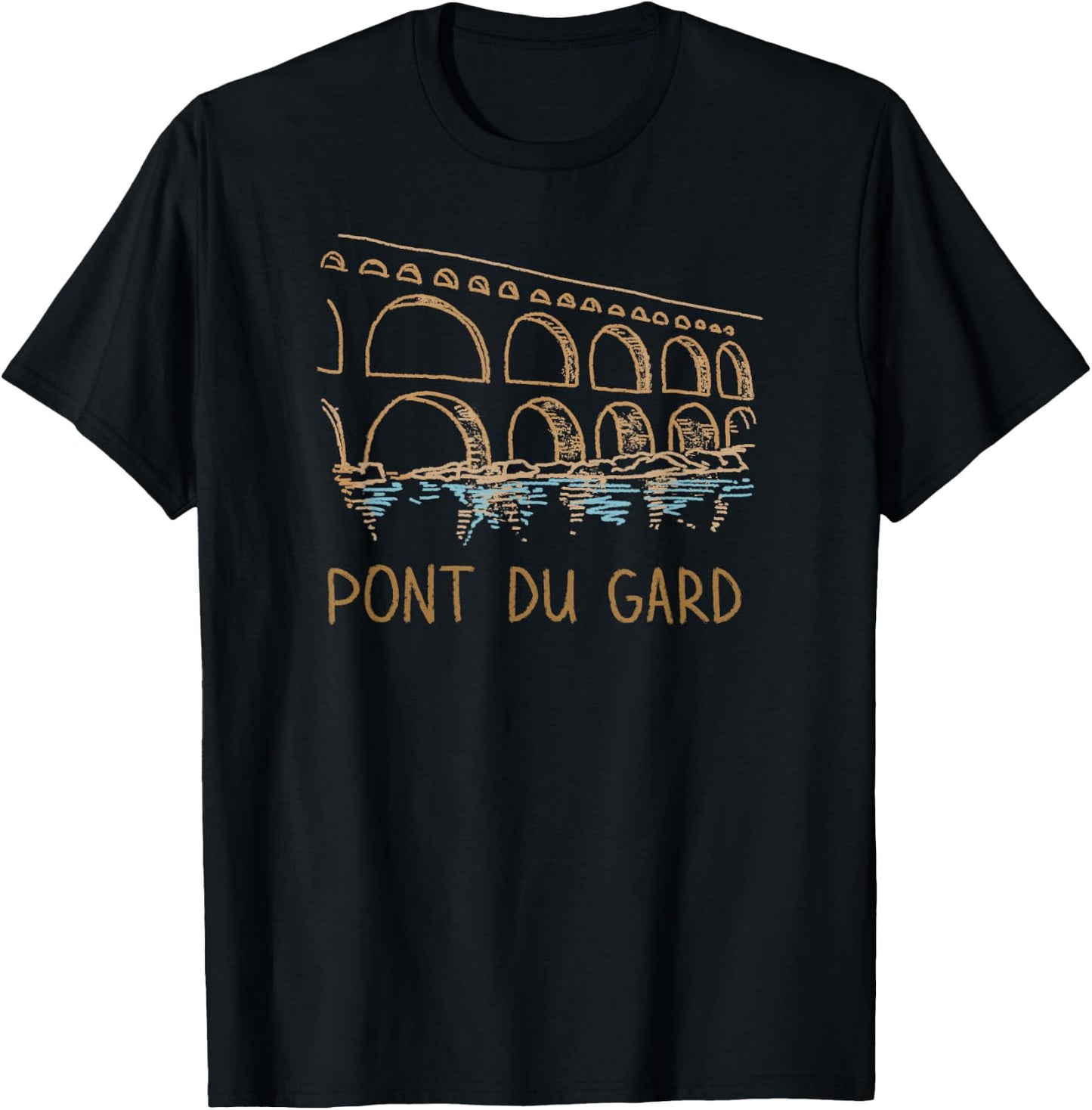 Pont du Gard T-Shirt - T-Shirt | Black
