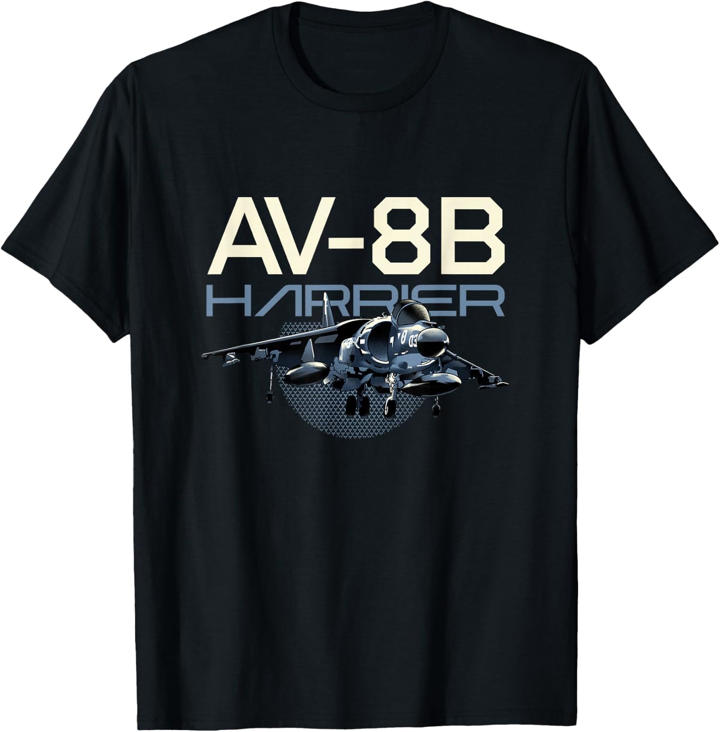 Harrier Jump Jet Military Fighter Aircraft T-Shirt - T-Shirt | Black