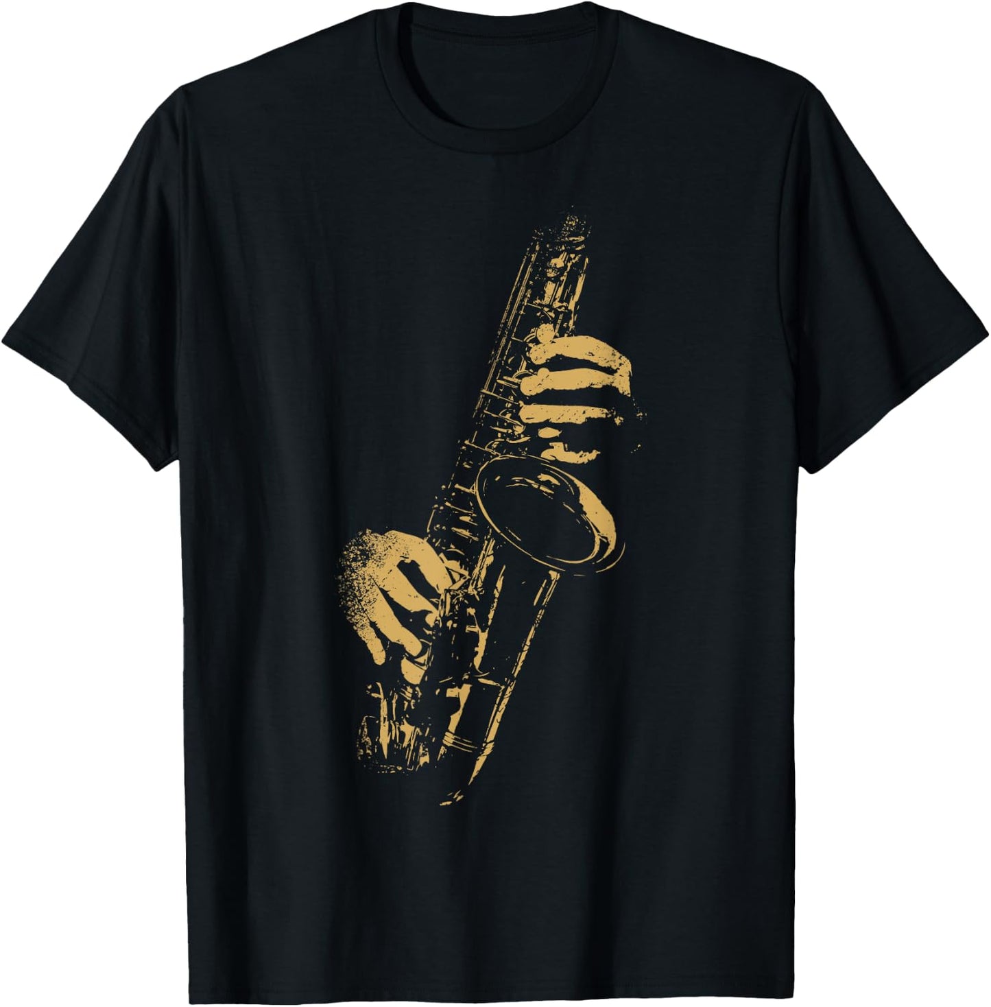 Saxophone for Saxophonist Player Musician T-Shirt - T-Shirt | Black