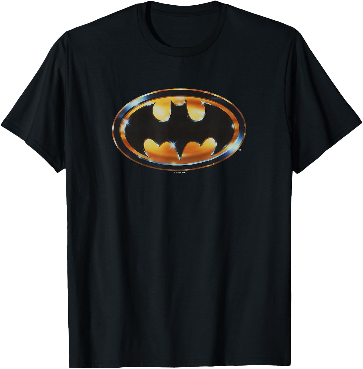 Batman (1989) Batman Shiny Logo T-Shirt - T-Shirt | Black