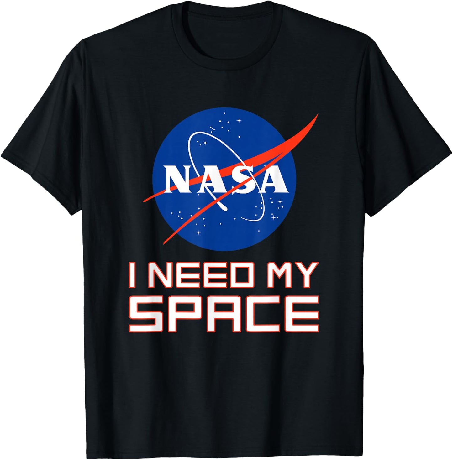 NASA I Need My Space T-Shirt - T-Shirt | Black