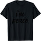 Funny Matching Couples - I Come In Peace I'm Peace T-Shirt - T-Shirt | Black