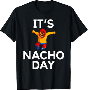 Lucha Libre Funny Nacho Shirt Gift T-Shirt - T-Shirt | Black