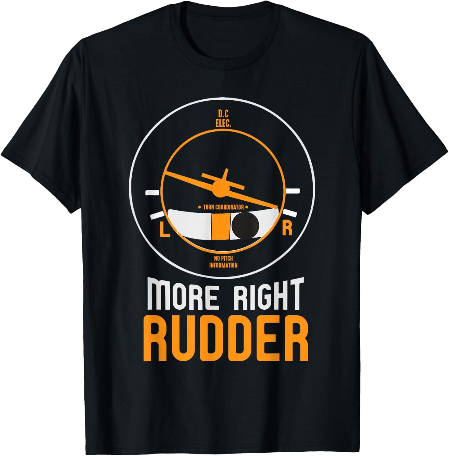 Rudder Plus Right T-Shirt - T-Shirt | Black