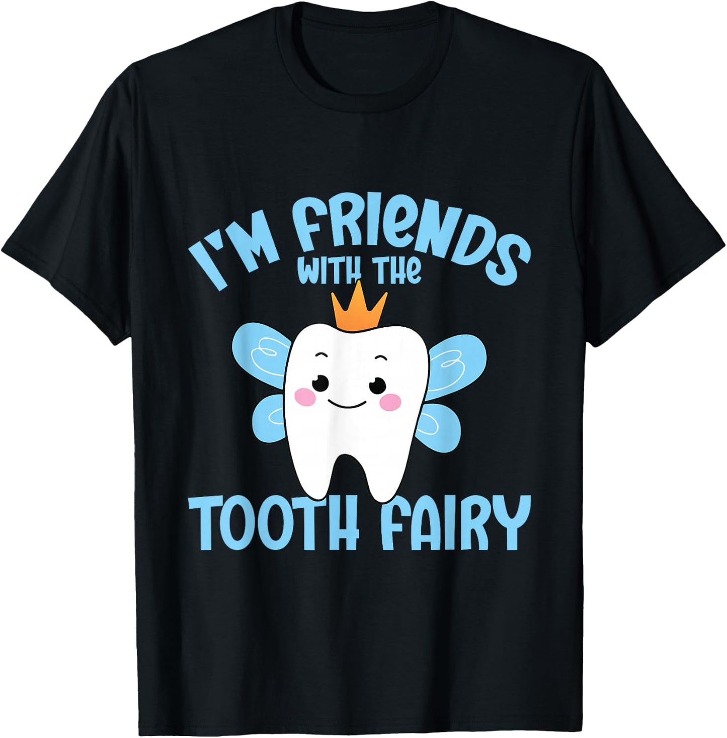 Tooth Pediatric Dentist Dental Assistant Hygienist Fairy T-Shirt - T-Shirt | Black