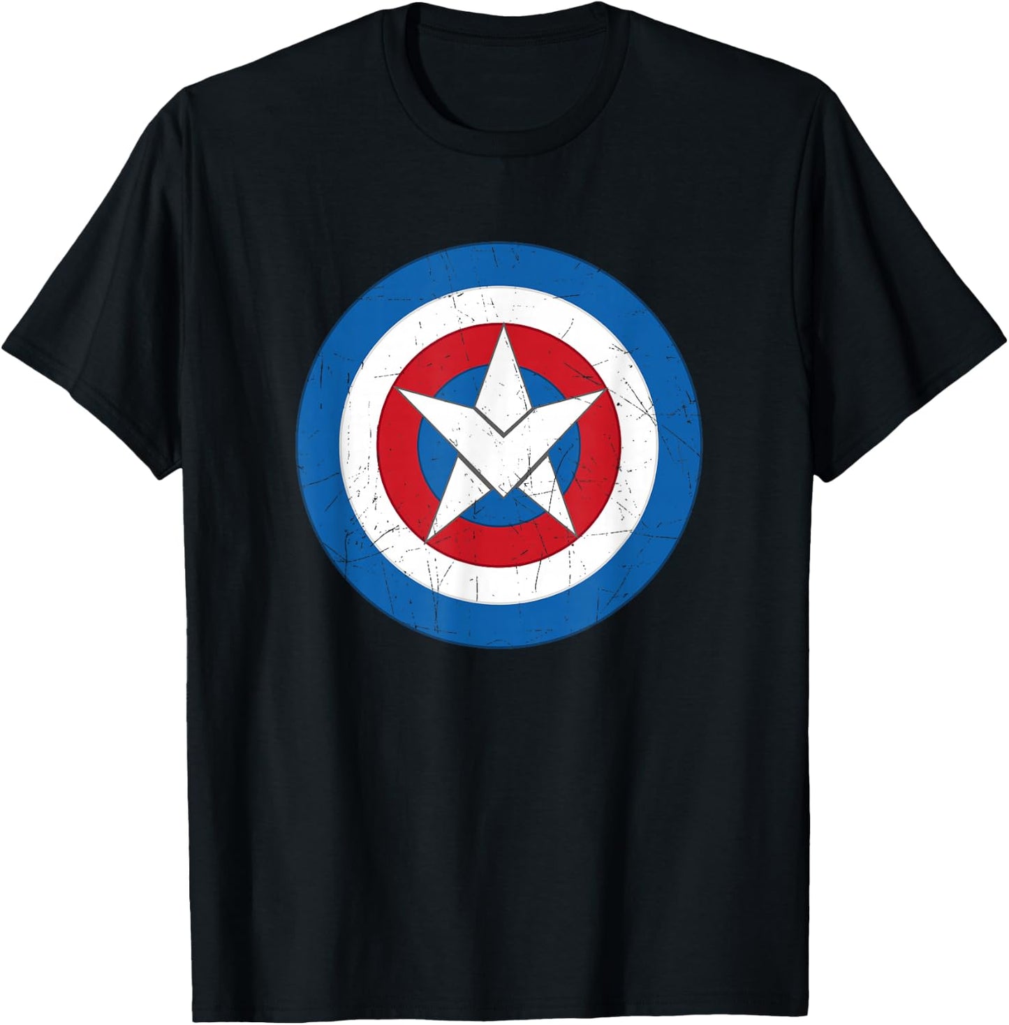 Marvel Captain America Symbol of Truth Sam Wilson Shield T-Shirt - T-Shirt | Black