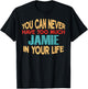 Funny Jamie Personalised First Name Joke Item T-Shirt - T-Shirt | Black