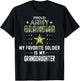 My Favorite Soldier Is My Granddaughter-Proud Army Grandma T-Shirt - T-Shirt | Black