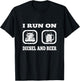 Truck Driver Saying Diesel & Beer Funny Trucker Lover T-Shirt - T-Shirt | Black