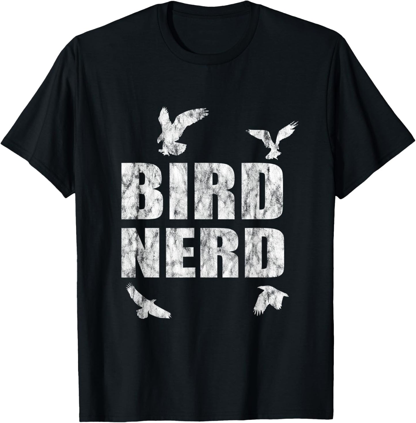 Bird Nerd Ornithologist Birdman Gift T-Shirt - T-Shirt | Black