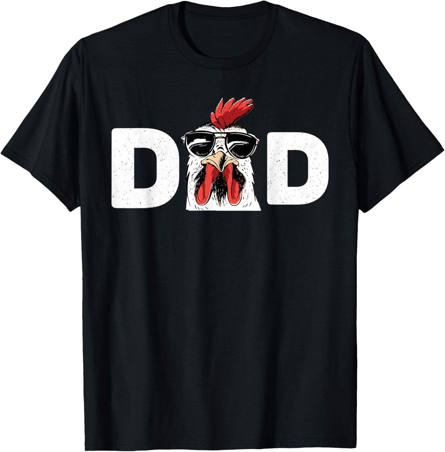 Chicken Daddy Chicken Dad Farmer Poultry Farmer T-Shirt - T-Shirt | Black