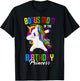 Bonus Mom of the Birthday Princess Unicorn Dabbing Party T-Shirt - T-Shirt | Black