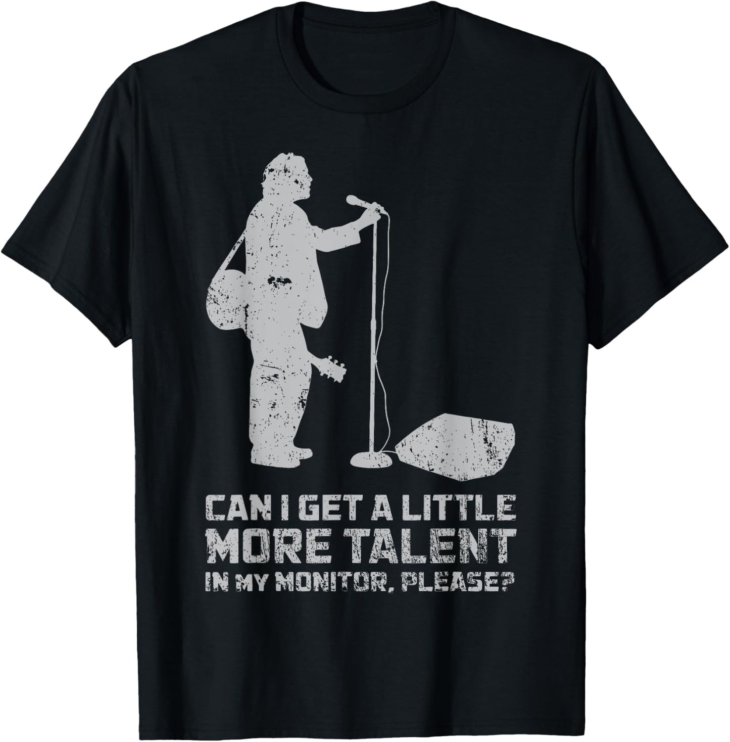 Audio/Sound Engineer/Mixer - More Talent In Monitor T-Shirt - T-Shirt | Black